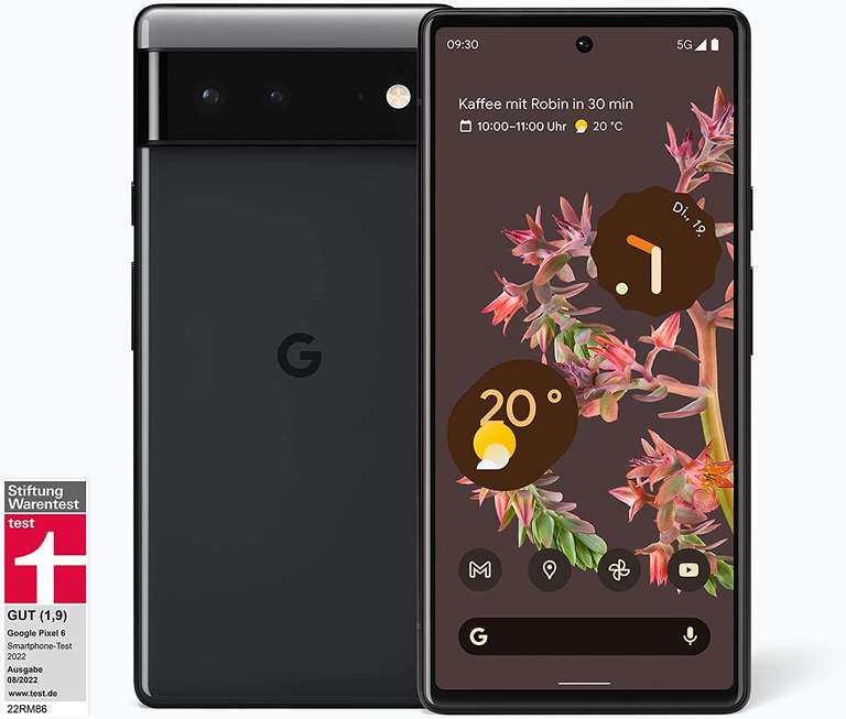 Smartfon Google Pixel 6 + Lenovo IdeaPad Duet (do tabletu potrzebny niemiecki adres)€ 513