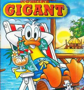 Prenumerata roczna komiksu "GIGANT" /Kolekcjonerski zestaw: 2 komiksy Gigant i plecak 27,99 zł