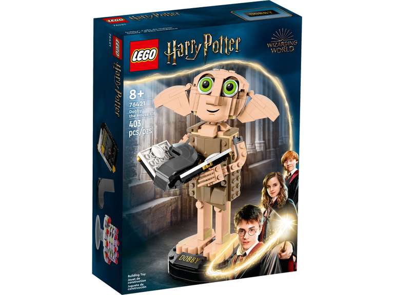 LEGO 76421 Harry Potter Skrzat domowy Zgredek "Dobby" - Prime