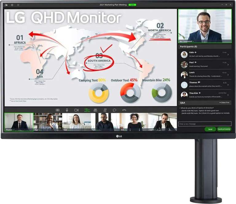 Monitor LG Ergo 32QP880-B WQHD Morele.net
