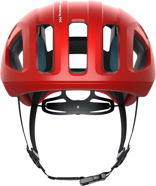 POC Ventral SPIN – kask rowerowy, S (50-56 cm), czerwony (pryzmat)