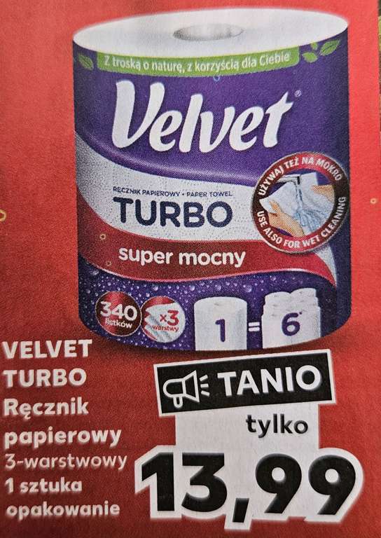 Velvet TURBO Ręcznik papierowy
