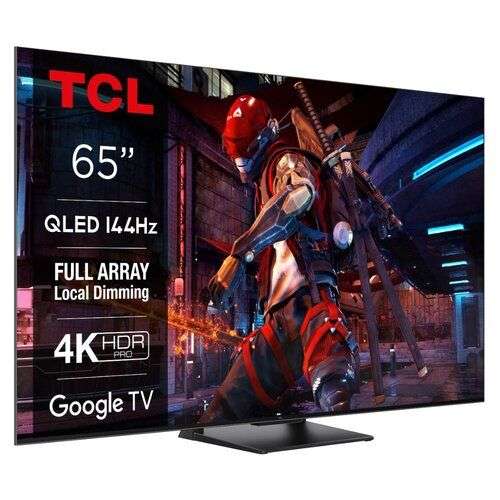 Telewizor TCL 65C745 QLED 4K 144Hz Google TV Full Array Dolby Vision Dolby Atmos HDMI 2.1