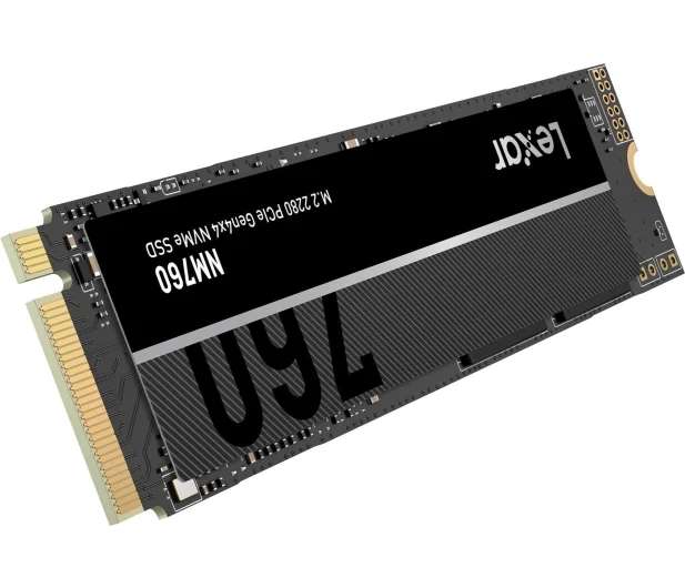Dysk SSD M.2 NVMe Lexar NM760 1 TB (Odczyt: 5300 MB/s / Zapis: 4500 MB/s) @ x-kom