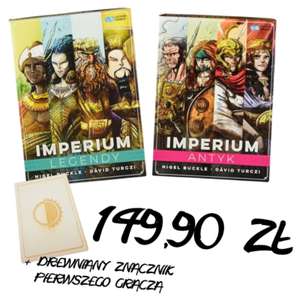 Pakiet: Imperium: Legendy + Imperium: Legendy + drewniany znacznik pierwszego gracza - gry planszowe.