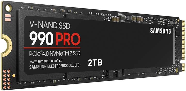 Dysk SSD 2TB Samsung 990 PRO M.2 NVMe PCIe 4.0, odczyt 7450 MB/s, zapis 6900 MB/s
