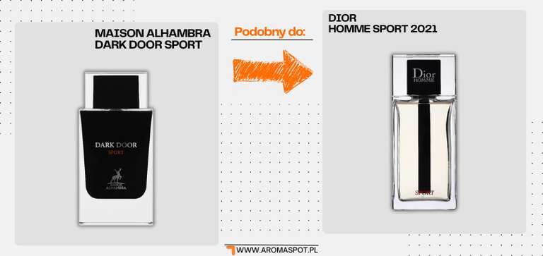 Maison Alhambra Dark Door Sport EDP 100 ml (podobny do Dior Homme Sport)