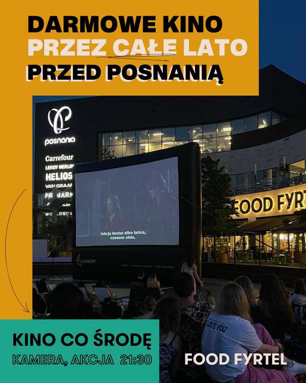 Część 2 DARMOWE kino letnie plenerowe Poznań 2023 klasyki (Ojciec chrzestny, Człowiek z blizną, Wilk z Wall Street, Łowca Androidów) i inne