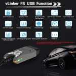 vLinker FS OBD2 USB Adapter dla FORScan HS/MS -CAN Automatyczne przełączanie