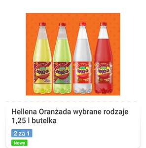 Oranżada Hellena 1,25l 1+1 gratis - Kaufland