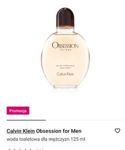 Notino Obsession woda toaletowa męska Calvin Klein 125ml, promocja