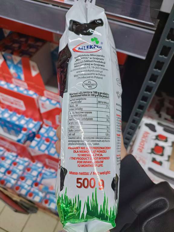 Mleko w proszku pełne Łaciate 500g. Kaufland Dąbrowa Górnicza Mydlice