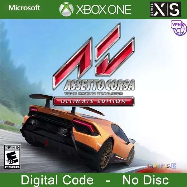 Assetto Corsa Ultimate Edition AR VPN Required XBOX One CD Key - wymagany VPN