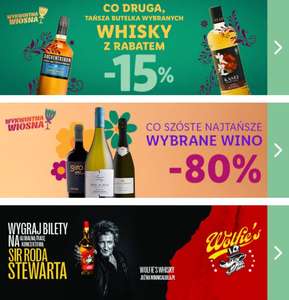 Winnca Lidla, co 2 whiskey -15%, co 6 wino -80%