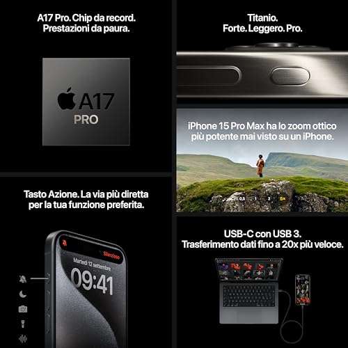Apple iPhone 15 Pro Max 256GB €1.415,05 @Amazon