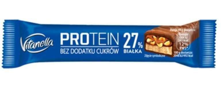 Baton proteinowy Vitanella Protein 27%/30% białka (przy zakupie 5 szt. z kartą MB) @Biedronka