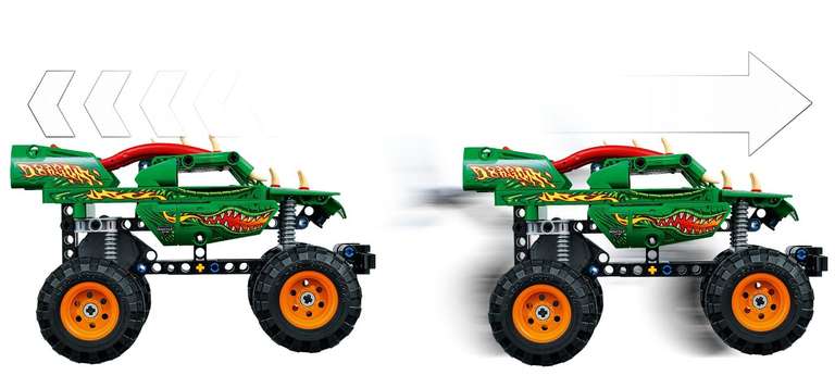 LEGO Technic Monster Jam Dragon 42149 (DOSTĘPNY OD 16 MAJA)