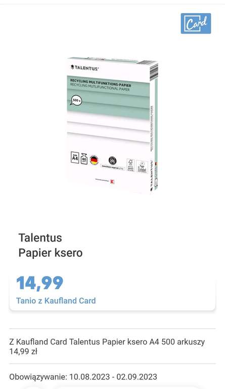 Papier ksero A4
