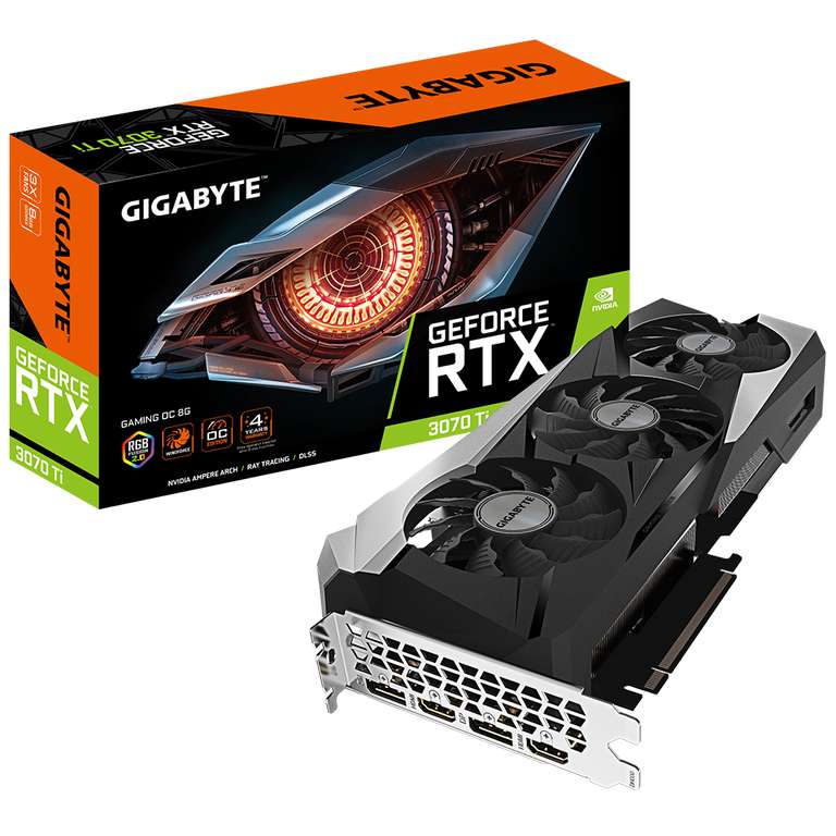 Gigabyte GeForce RTX 3070 Ti GAMING OC 8GB GDDR6X 256bit