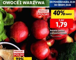 Jabłka polskie czerwone kg @Lidl