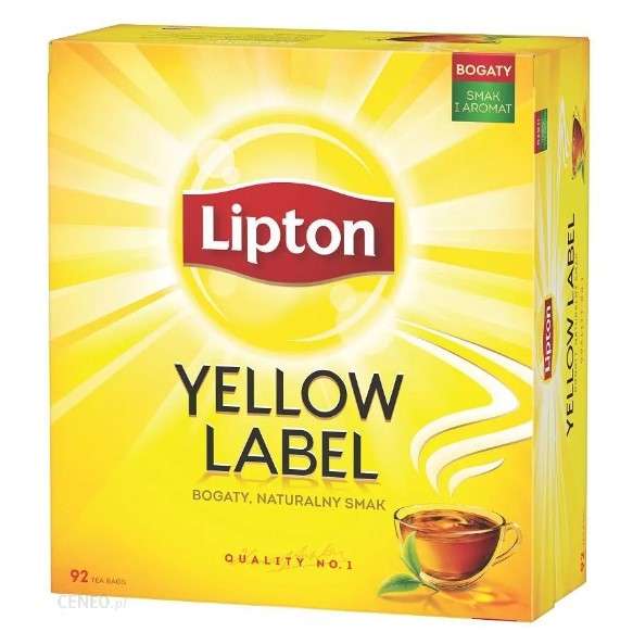 LIPTON Yellow Label Herbata czarna (92 tb.) Leclerc Gliwice