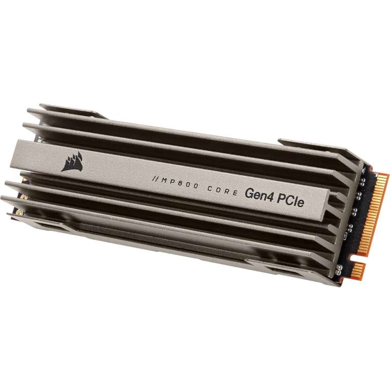 Corsair MP600 CORE 4TB M.2 NVMe PCIe x4 Gen4 SSD (Up to 4,950MB/sec Sequential Read & 3,950MB/sec