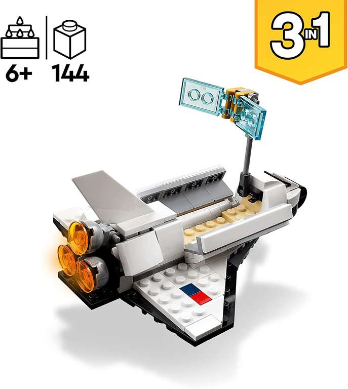 LEGO Creator 31134 - prom kosmiczny, astronauta, statek kosmiczny (darmowa dostawa Prime) @ Amazon