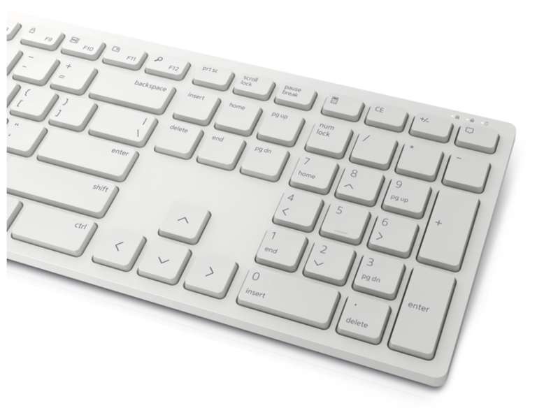 Zestaw bezprzewodowy klawiatura + mysz Dell Pro KM5221W (biała) @ x-kom