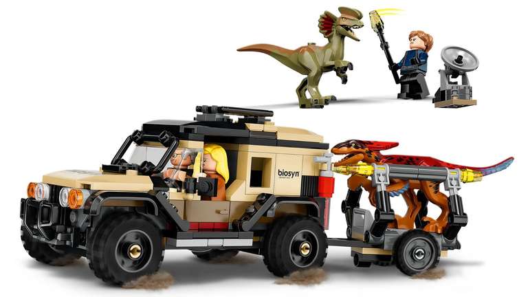 LEGO Jurassic World Transport pyroraptora i dilofozaura 76951 Media Expert