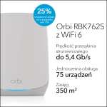 NETGEAR System Orbi RBK762S WiFi 6 Mesh