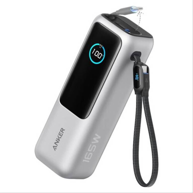 Powerbank Anker Ultra-Fast (A1695H41) 25000mAh 165W Wbudowany kabel USB-C Srebrny