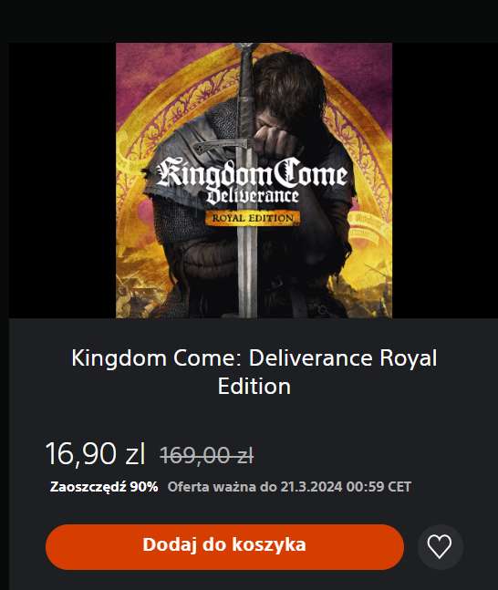 Kingdom Come: Deliverance Royal Edition - PLAYSTATION NETWORK PS4