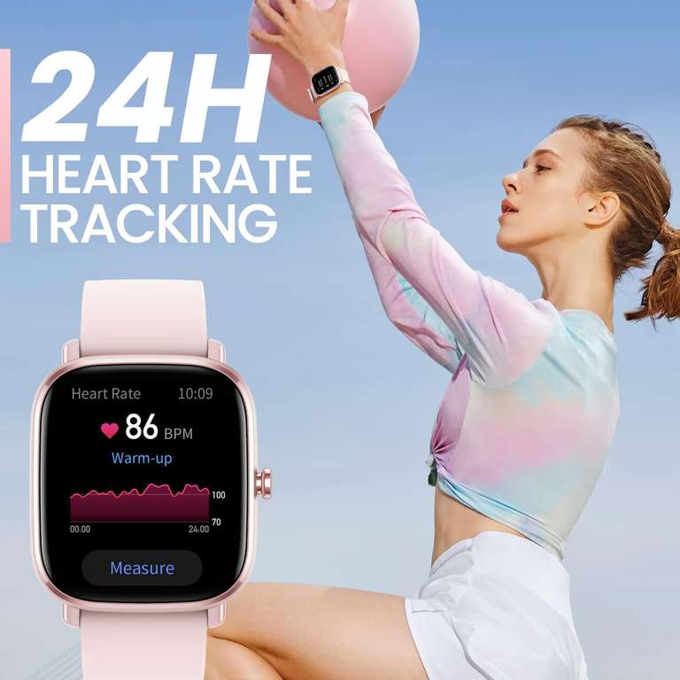 Amazfit Gts 2 Smartwatch, Różowy, 1,55"