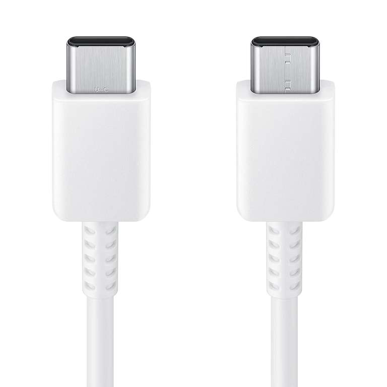 Samsung Kabel USB C do USB-C, długość 1,8 m, szybkie ładowanie 25W Kolor Biały EP-DX310JWEGEU