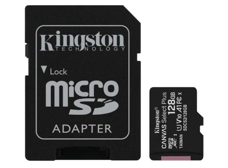 Karta pamięci Kingston 128GB microSDXC Canvas Select Plus 100MB/s