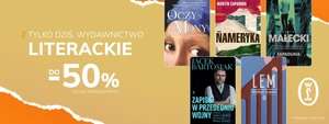 Ebooki i audiobooki Wydawnictwa Literackiego w cenach niższych DO 50%