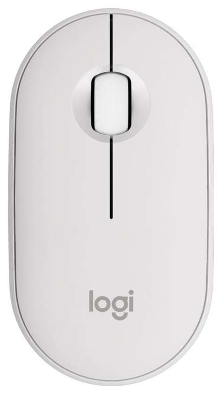 Mysz Logitech M350s Pebble Mouse 2. Smukła z cichym klikaniem, bluetooth - przełączania się pomiędzy/do 3 urządzeń, zgodna z USB Logi Bolt