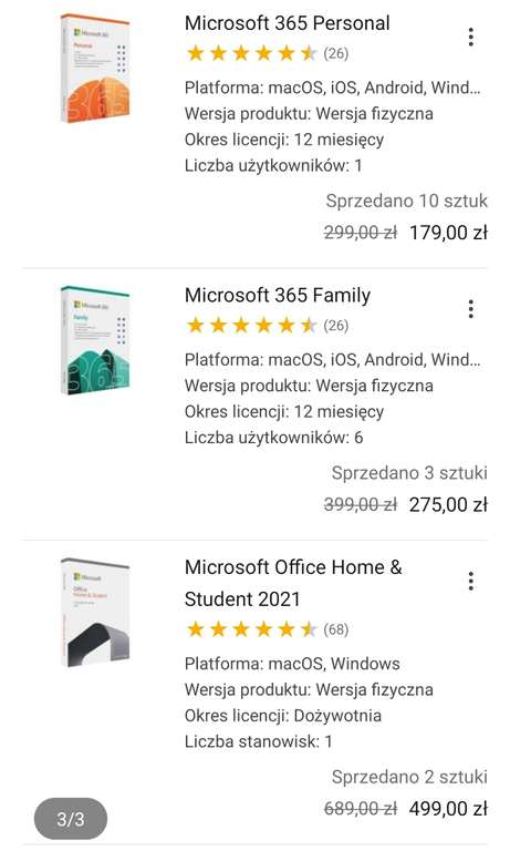 Microsoft 365 Personal, Family oraz Microsoft Office Home & Student 2021 Promocja x-kom