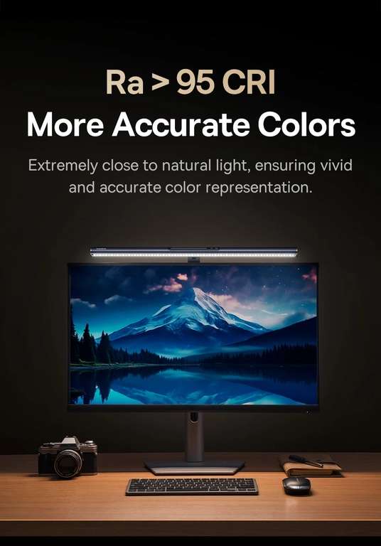 Lampka na monitor Baseus Magnetic Screen Light i-wok 3 | Wysyłka z CN | $29.13 @ Aliexpress
