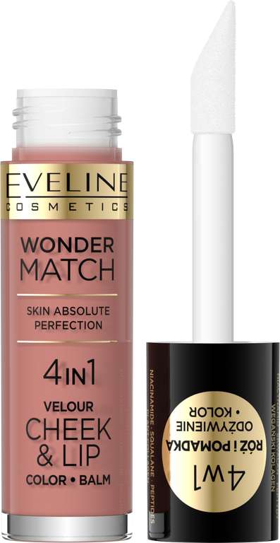 [Rossmann] Róż w płynie od Eveline Cosmetics, Wonder Match Velour Cheek & Lip