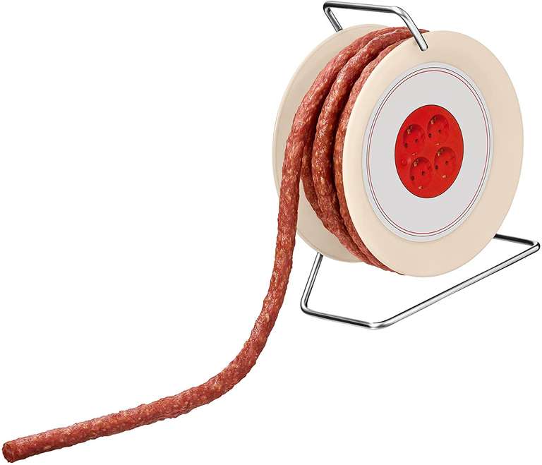 WURSTBARON Bęben kablowy z kiełbasą, 3,5 m 240g, Darmowa wysyłka standardowa