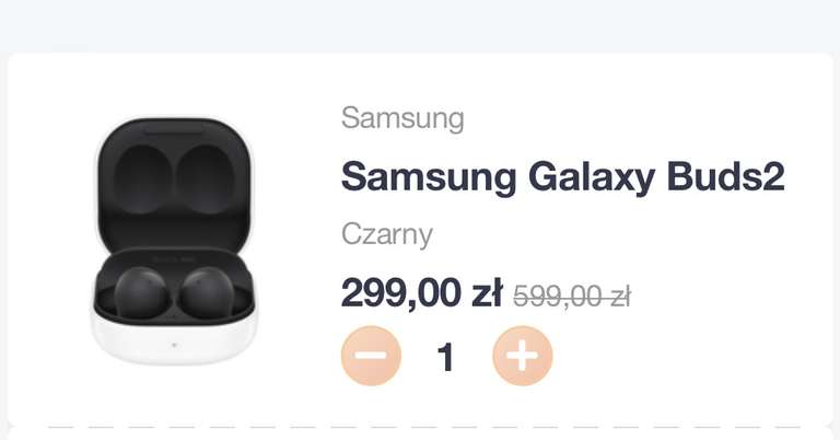 Słuchawki Samsung Galaxy Buds 2 w sklepie Orange Flex (270 zł cashbacku od Samsunga - możliwe 30zł) | okazja znów aktywna |