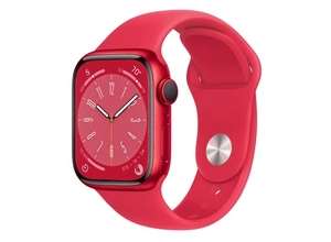 Smartwatch Apple Watch 8 41mm (PRODUCT)RED z paskiem sportowym MNP73WB/A @ Media Markt