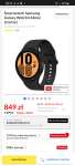 Smartwatch Samsung Galaxy Watch4 44mm (czarny) + zwrot 300zł