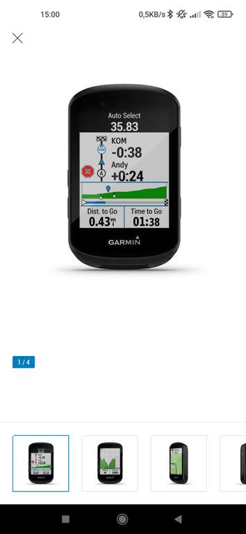 Licznik GPS rowerowy Garmin Edge 530 w Decathlon