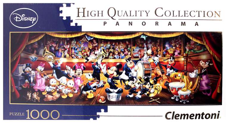 Puzzle Panorama- Orkiestra Myszka Mickey 1000 elementów