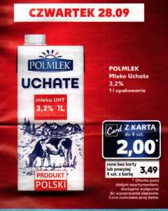 Mleko Uchate 1L 3,2% @Kaufland