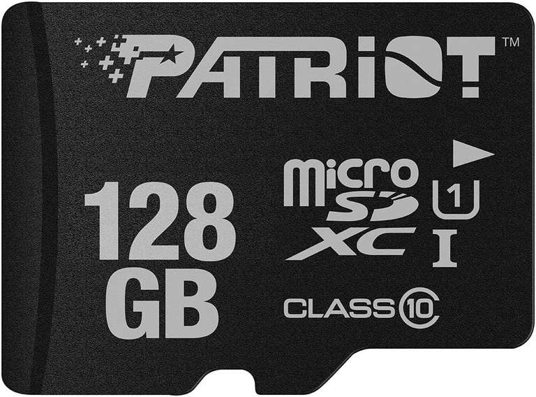 Karta pamięci Patriot microSD serii LX 128 GB, zapis/odczyt - 15/40 MB/s, darmowa dostawa Prime
