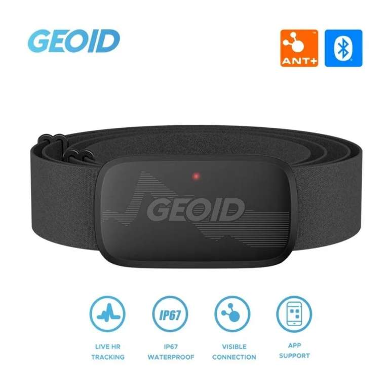 Czujnik tętna pulsu GEOID HS500 ANT+ Bluetooth [10,79$]. Możliwa niższa cena 10,25$.