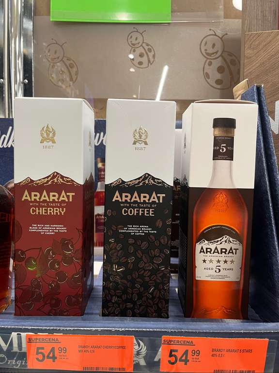 Brandy Ararat 5* / cherry / coffee 0,5L @Biedronka